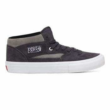 Damske Kotnikove Tenisky Vans Half Cab Pro Tmavo Siva VA31SYQPN